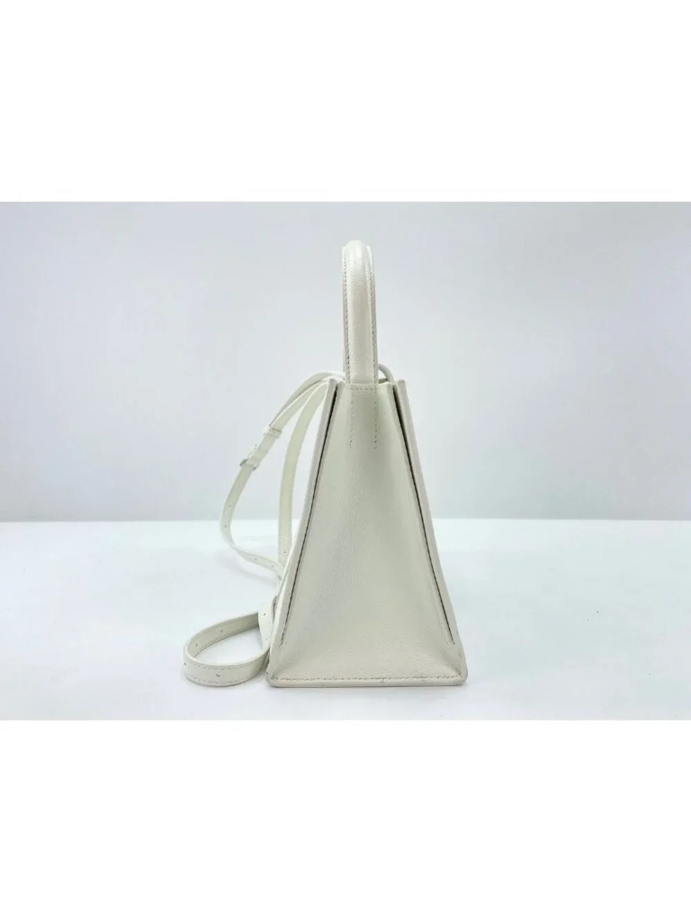 Balenciaga Handbag Leather 2-Way Hourglass